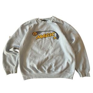 90s Light Blue‎ Orlando Magic NBA Crewneck Swearshirt Medium
